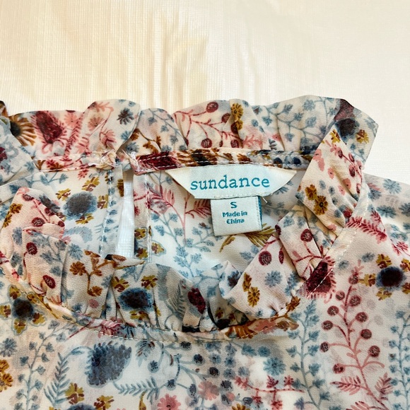 Sundance Ruffled top. Size small. - Picture 5 of 7